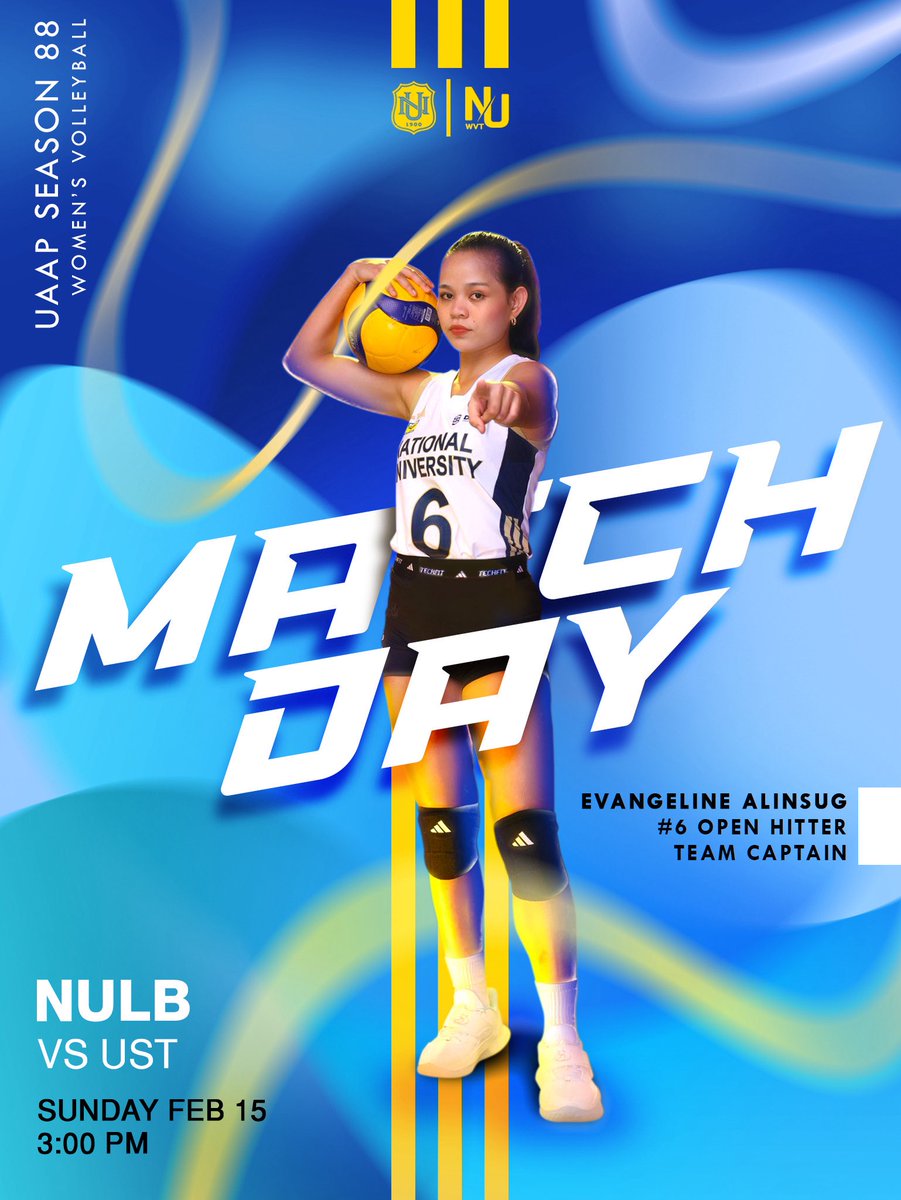 hinata_03_08's tweet photo. SEASON OPENER.
NU 🆚 UST

Let’s set the tone. 💙🔥
Go Lady Bulldogs! 

Edit: @RealFTsinelas https://t.co/X76GKXuKYF