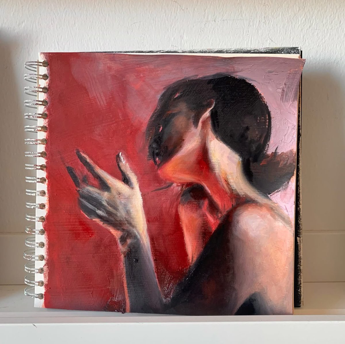kimxgill's tweet photo. Oil / alla prima on gessoed paper (sketchbook 25 x 25 cm) / thank you Karina Matvienko
#portraitpainting #allaprima #artist #oilportrait #sketchbook #art https://t.co/mpqOd6ECMI