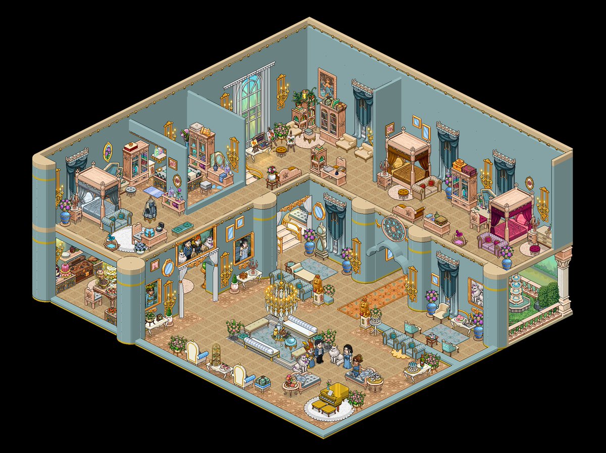 Ao lado de meu estimado marido, apresento a ilustre Família Afrojado, nossas filhas prontas para cortejos e nossas graciosas gatinhas, Ana &amp; Paula. 👑

Sobrenome da Família: Afrojado 
Pais: Canucci e Deandra 
Filhos: Magaliz e Gabriela

<a href="/LovesHabblet/">Love Habblet</a>  
#LoveAdventures