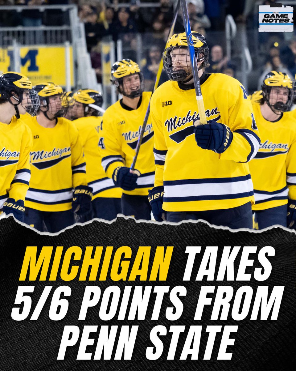 Michigan (with 2 games in hand) is BACK ON TOP of the Big Ten standings 〽️