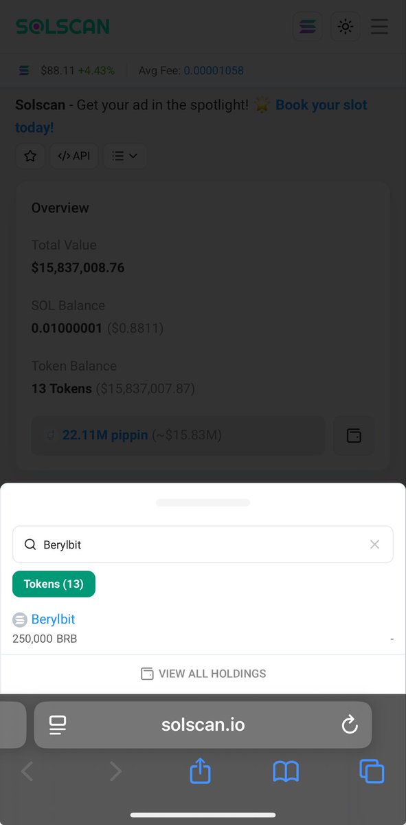 Berylbitlab's tweet image. Why all of the top holders of $pippin owns some Berylbit supply ?