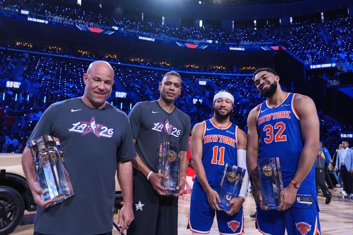 Jalen Brunson lifts Team Knicks to NBA All-Star Shooting Stars Challenge title nypost.com/2026/02/14/spo…
