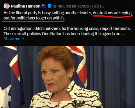Pauline Hanson skipped Parliament 50% of the time in 2025. #auspol