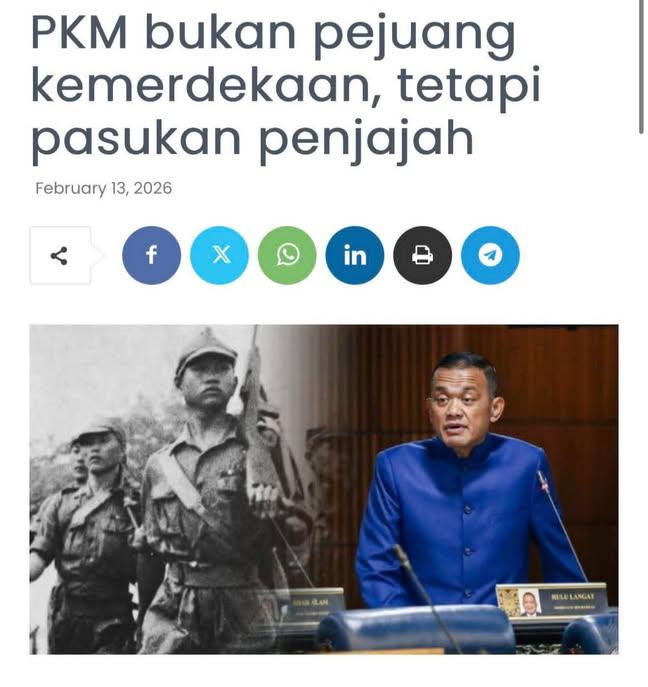 Die nk angkat nama-nama yang berjuang bersama dengan komunis.. ada agenda lain ni tuan-tuan, puan-puan. Bincangkan. Kali ni aku xnak blurkan muka die.

#kepalabatas
threads.com/@zulfamie/post…
