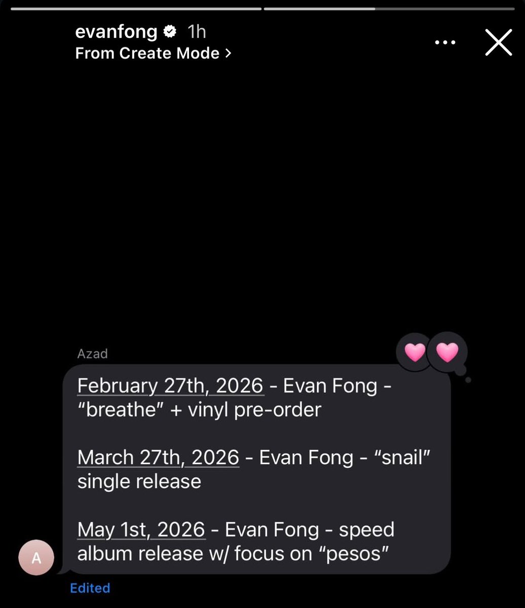 has Evan dropped today? tweet media