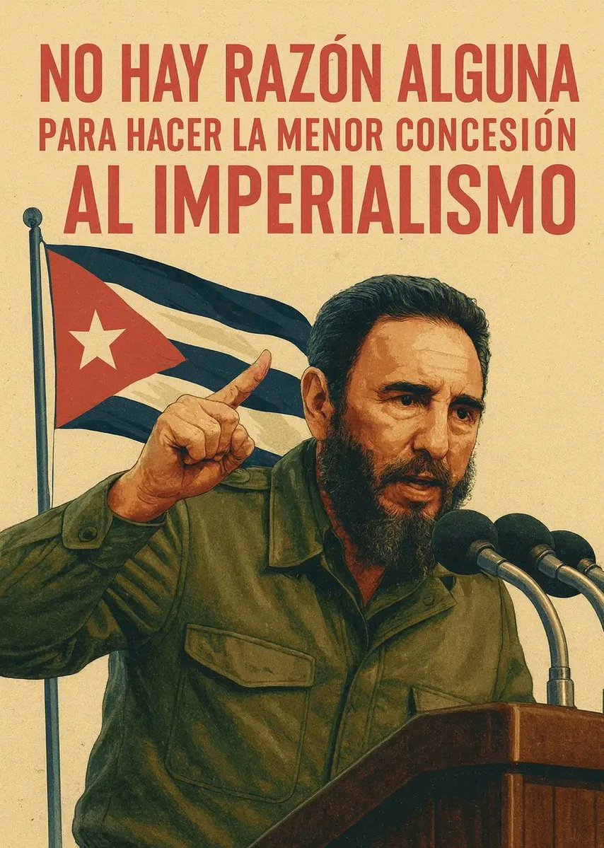 "Si este país no tuviera una actitud muy decidida y muy firme, sin vacilaciones de ninguna clase, el imperialismo se lo habría tragado".
#FidelPorSiempre