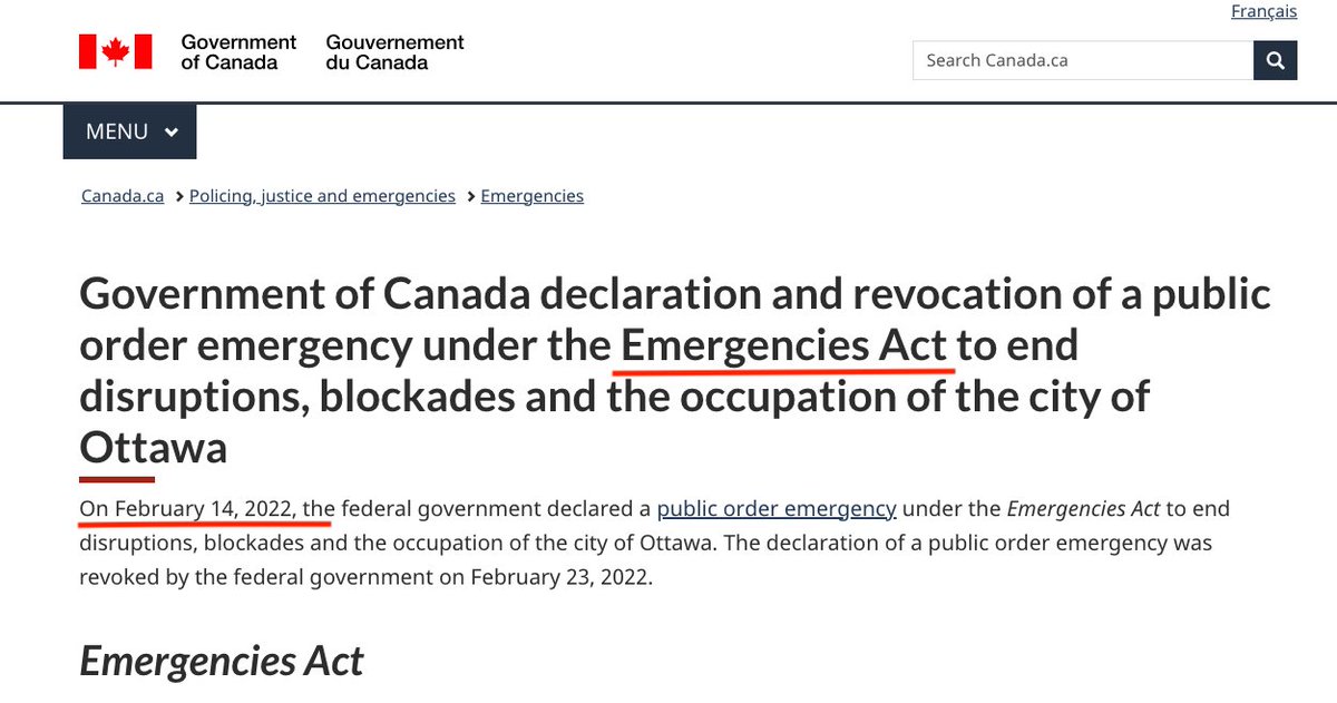 ryangerritsen's tweet photo. Never forget what our Government did 4 years ago today towards peacefully protesting Canadians.
They were found guilty for enacting the Emergencies Act which violated the Charter of Rights and freedoms.
None of them have been held accountable for it. https://t.co/u8IuycsrQS