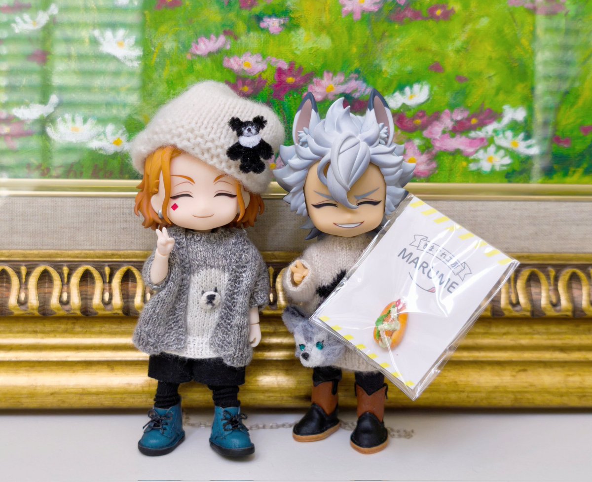 かわいいね〜かわいいね〜

タルタルのってて最高です。1番大きそうな🍤を選ばせていただきました。ありがとうございました。
MARUME様　<a href="/marume127/">まるめ😋ミニチュアフード</a> 

モールのくまちゃんの小ささよ🥹可愛さのあまり動悸で倒れるかと思った