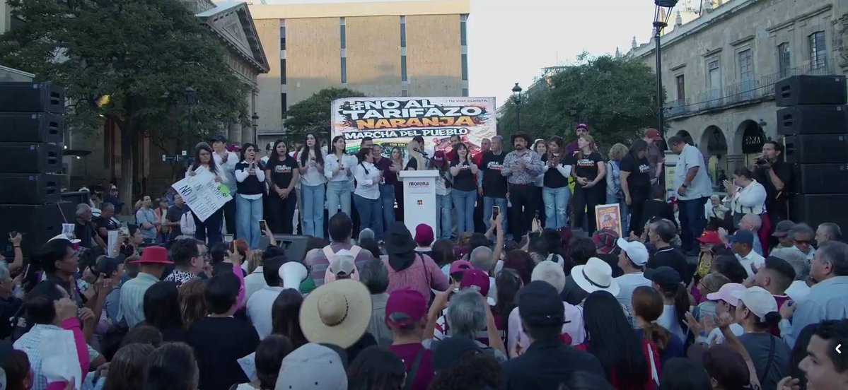 ⭕️ Morena, PT y Futuro prometieron 50 mil… no llegaron ni a 400

Morena, Partido del Trabajo y Futuro anunciaron una marcha masiva contra la tarifa del transporte. 

Hablaron de 50 mil personas en las calles, de indignación generalizada y de un movimiento imparable.

La realidad