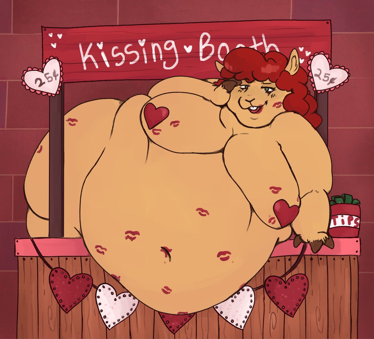 zurituutsch's tweet photo. Don’t be shy now, I’ll be open for business all night tonight..~

Art by the wonderful @portlypigeon ! Please go check out her work! 💖

#nsfw #fatfur #furryart https://t.co/3YXsNOOdRj