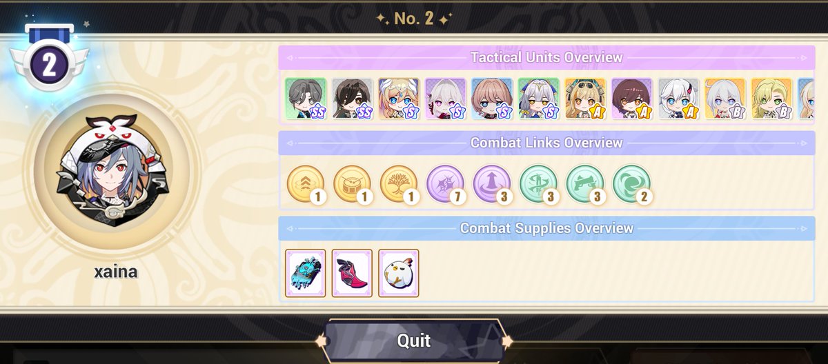 7 Shus 3 Elite S-rank Thelema lost against random ass 10 Summer Splash S-rank Goushinnso Memento

sorry for trusting my 4 cost s-rank unit more than 3 cost unit which isn't ss-rank