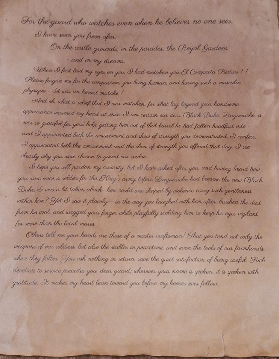 Preciosashubby's tweet photo. This was my first year participating in secret admirers on the board and snuggle whiskers went above and beyond. I got an amazing letter from my waifu. https://t.co/L0FCkHiGcy