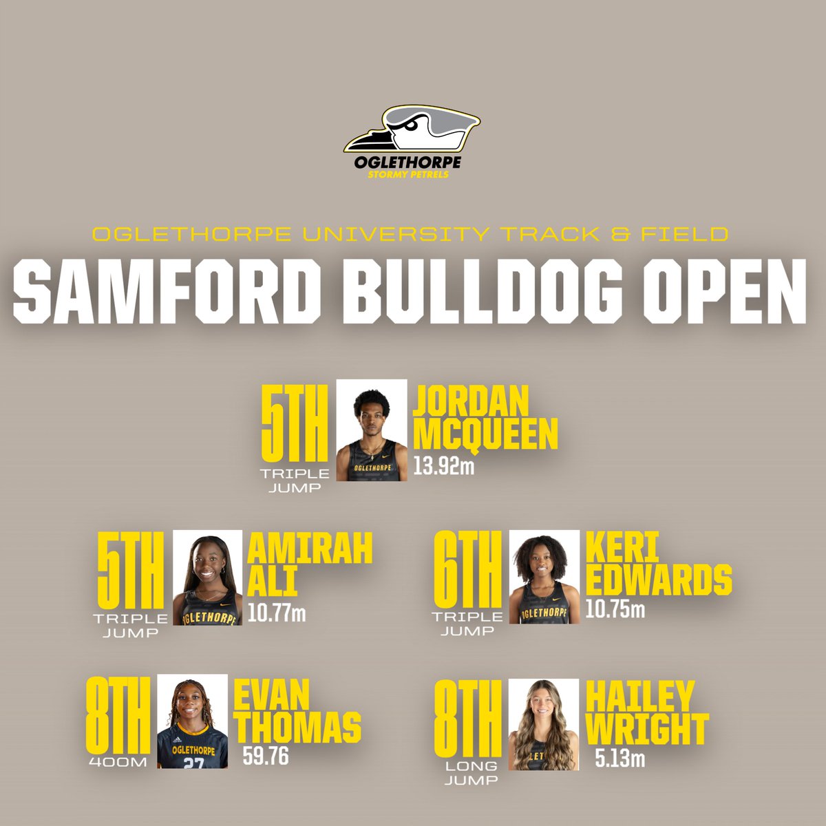 Oglethorpe Cross Country/Track & Field tweet media