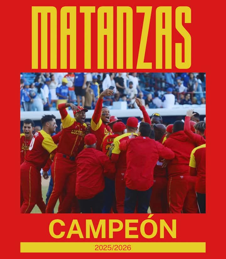 Muchas felicidades <a href="/CocodrilosMtz/">Cocodrilos Matanzas</a>.

#Matanzas #MatancerosEnVictoria #GobMtz