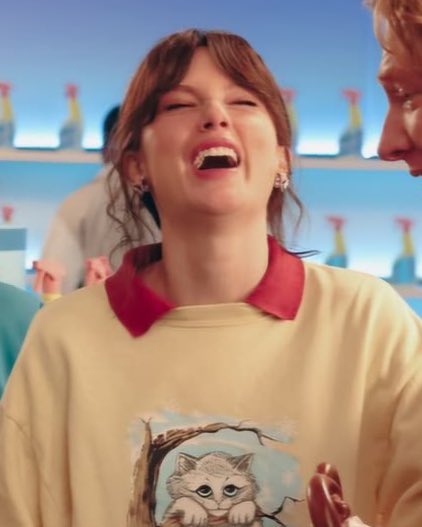 you throw your head back laughing like a little kid