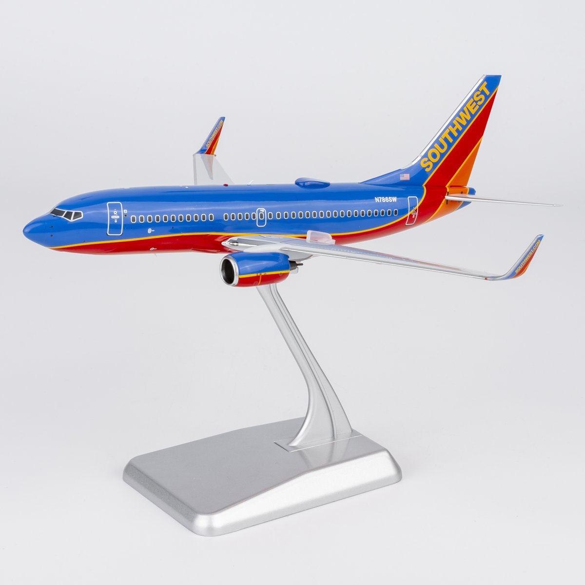 当時物　レア　初期カラー　サウスウェスト航空　飛行機模型 本日のおすすめ 【お取り寄せ商品】1/200 737-700/w サウスウェスト