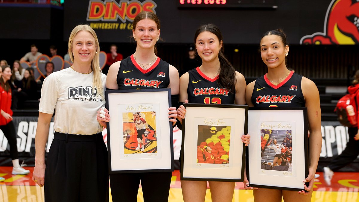 UCalgary Dinos Women's Volleyball 🏐 tweet media