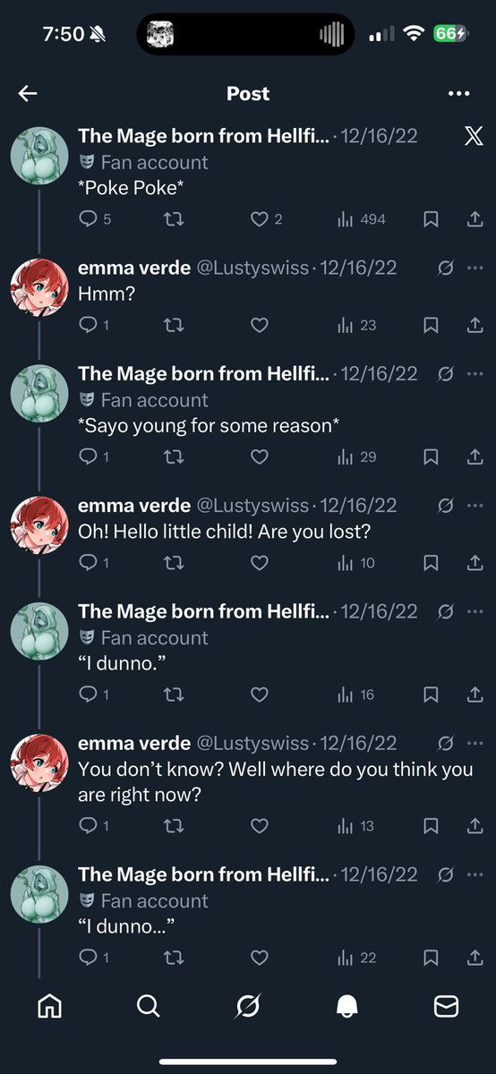 🍞Genuinely this is where Emma’s lore truly took off… the fateful day she met sayori and later on adopted her