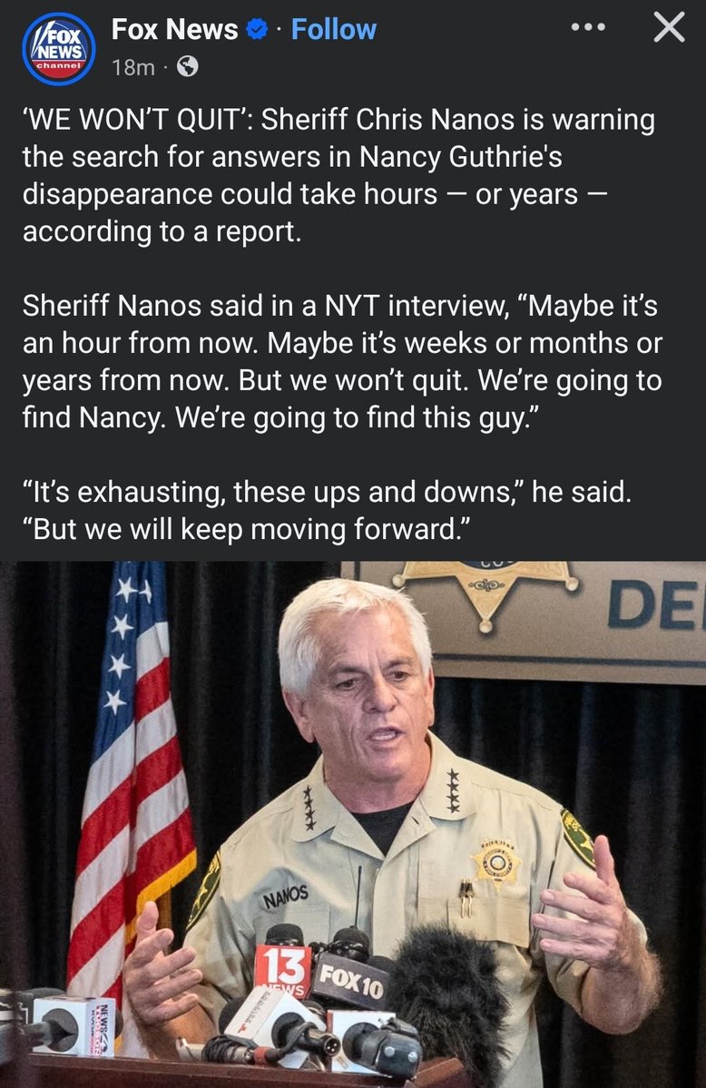 More from Nanos about the Nancy Guthrie case. 
facebook.com/share/p/1CWsZb…