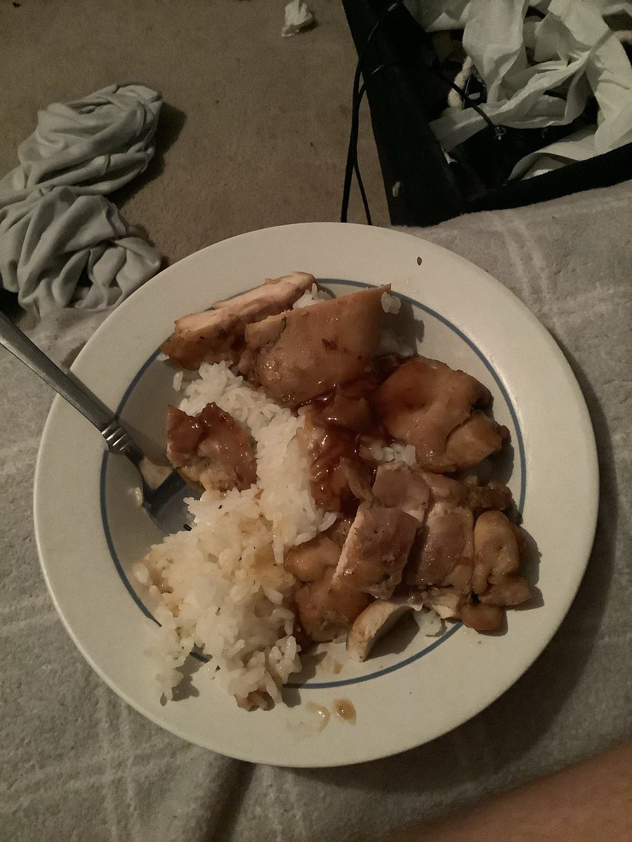 Just got home from wrestling  food time