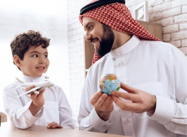ImtiazMadmood's tweet image. A young Arab boy asks his dad "What are you wearing on your head ?"

The father said: "Why, my son, it is a 'chechia.' In the desert it protects our heads from the intense heat of the sun.”

"And what is the long flowing robe you are wearing ?” asked the boy.

“Oh, my son!”