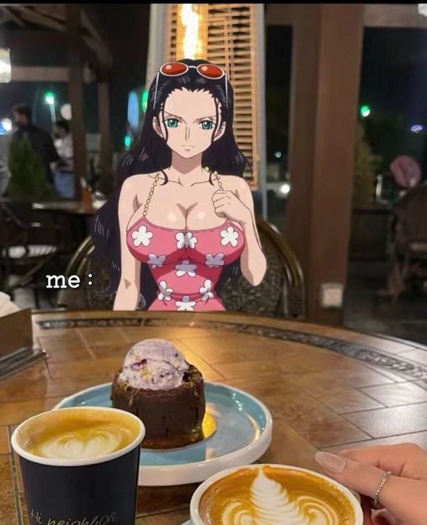 Just me and Nico Robin tonight. Nobody interrupt.