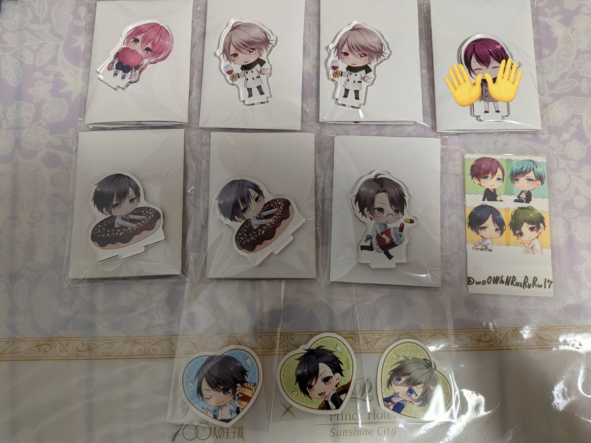 【交換】スタマイ 有楽町マルイ Valentine's Day ＆ White Day POP UP STORE アクブロ アクスタ ステッカー

[譲]
①アクブロ:今大路.誠.京介.九条
②アクスタ:桧山.可愛.早乙女.夏目
③ステッカー:青山.菅野.宝生

[求]
①③槙
②服部

アクブロ⇔アクスタ◎
15日(本日).21.23池袋
3/1有楽町