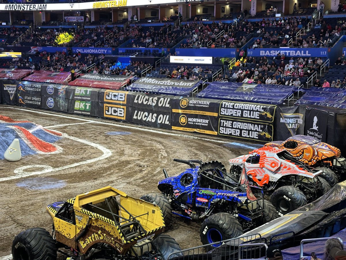 Valentine date night at Monster Jam