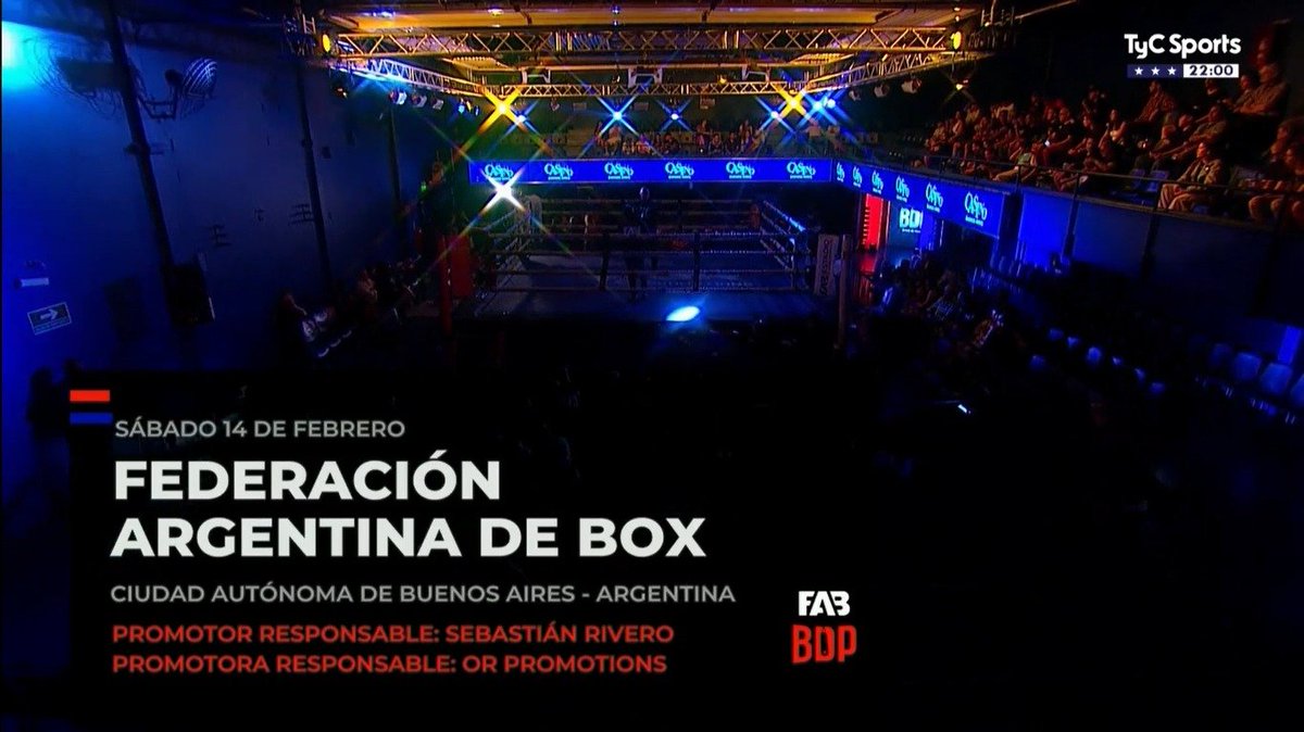 TyCSportsPlay's tweet photo. ¡Más combates en marcha! Seguí viviendo la velada de Boxeo de Primera en la FAB por TyC Sports y TyC Sports Play 📲💻
#BoxeoEnTyCSports https://t.co/EB58H1shsD