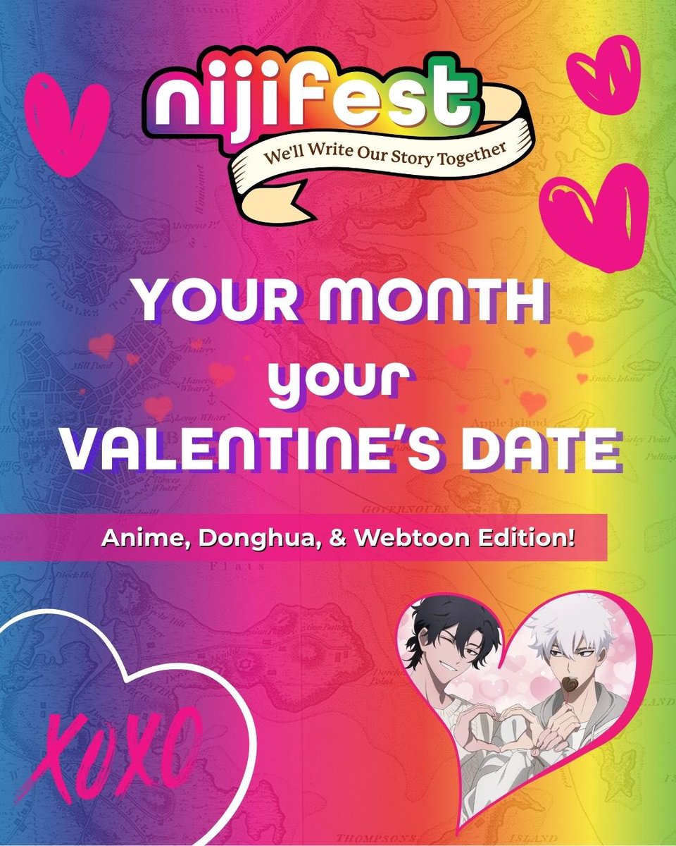 Your birth month, your Valentine! 💝What sort of shenanigans are you getting up to with them?

Come party with us at NijiFest on May 15-17th! Tickets are available at nijifest.org! 💞