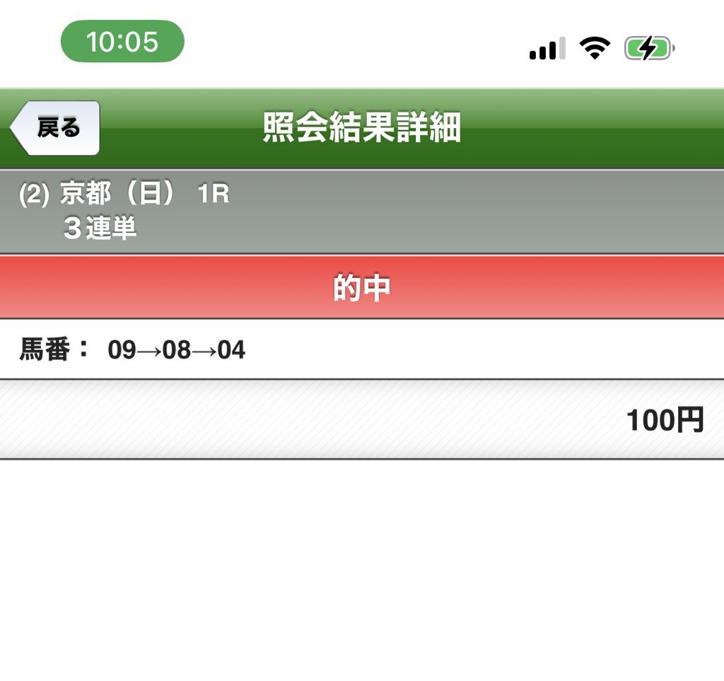 🐎京都1R三連単的中🎯
