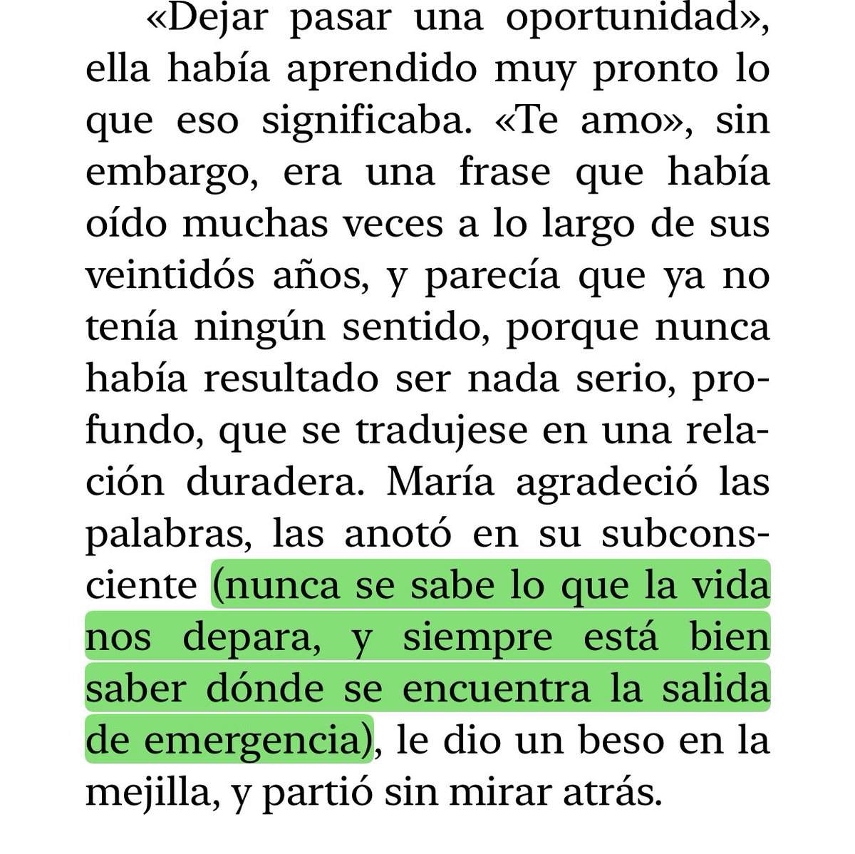 Morfeo7's tweet image. Salida de Emergencia