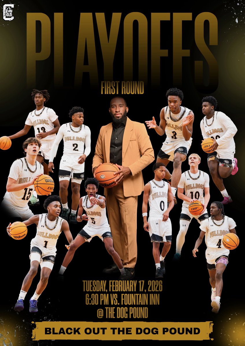 camden_hoops's tweet photo. Camden Hoops haven’t been able to host a playoff game home since 2018, let’s come out and support the BULLDOGS on Tuesday as we host the first round.

PACK THE DOG POUND https://t.co/hMvEqCtgv1
