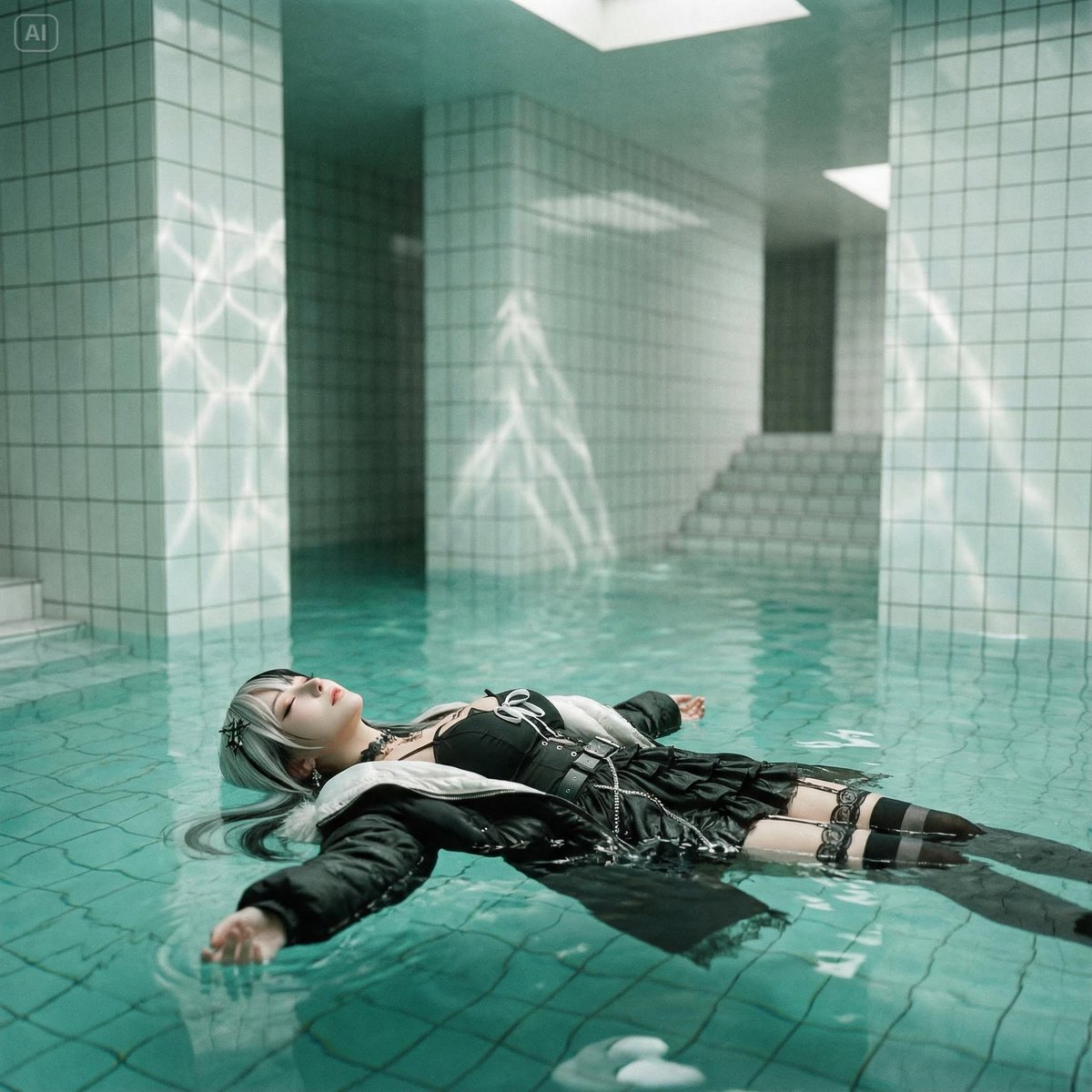 沉溺于静谧。你说，档案里会有关于这一页的记录吗？ Drowning in