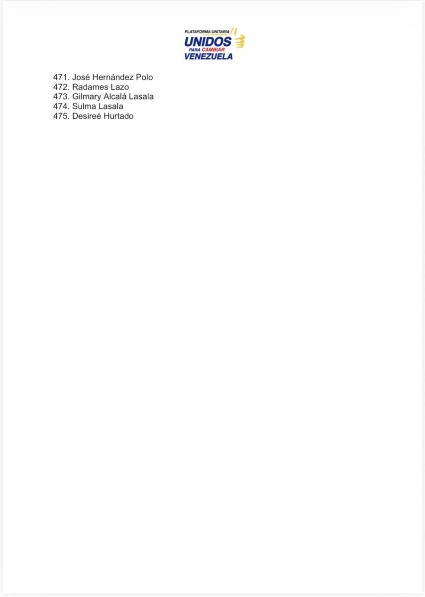 Unidad Venezuela tweet media