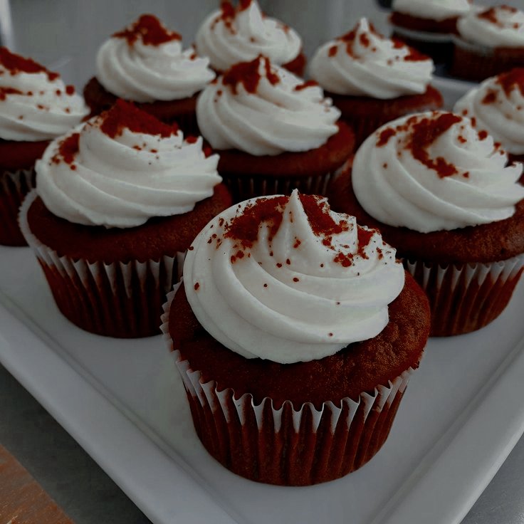 A pesar de un día largo y pesado en el turno, se tomó la molestia para hacer unos cupcakes de red velvet, uno de sus postres favoritos para compartirlo con el lector. 

ㅤㅤ─── ¡Para ti, disfrutalo! 
#HappyValentinesDay 

ㅤㅤ