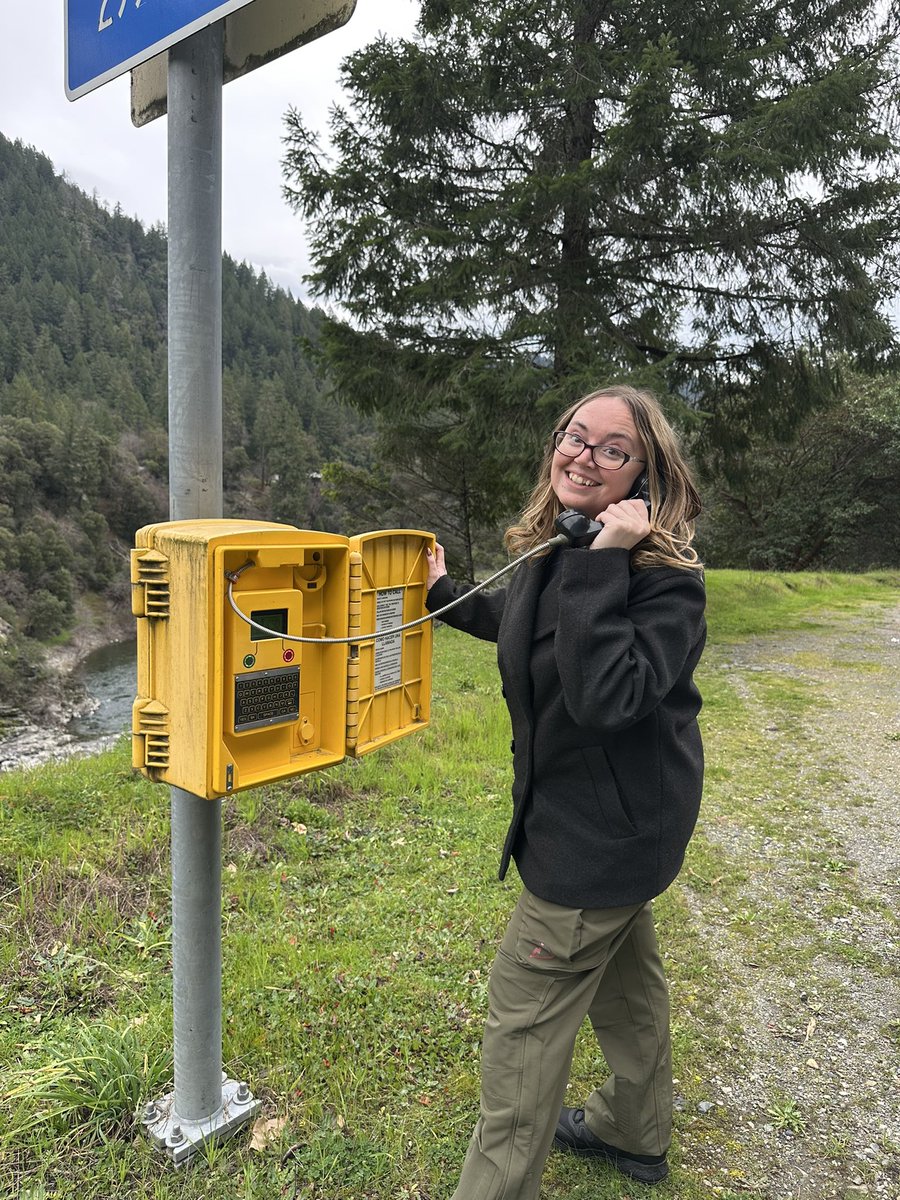 Phones are still a thing in the mountains of North Cali.