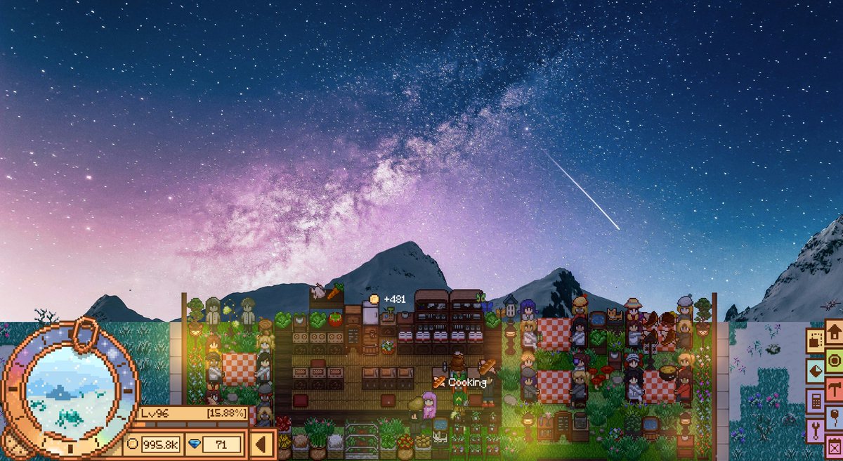 Which is your favorite season? ☘️

#ScreenshotSaturday #pixelart #cozygame #indiedev