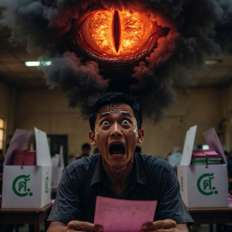 คุณกาเบอร์ไหน…มันรู้หมด! 👁️ 

บัตรเลือกตั้งที่มี ‘บาร์โค้ด’ คือหลักฐานว่า การเลือกตั้งนี้ไม่เป็นความลับ

เมื่อความลับไม่มี = ขัดรัฐธรรมนูญ
= #กกต ทำผิดกฎหมายตั้งแต่ยังไม่หย่อนบัตร