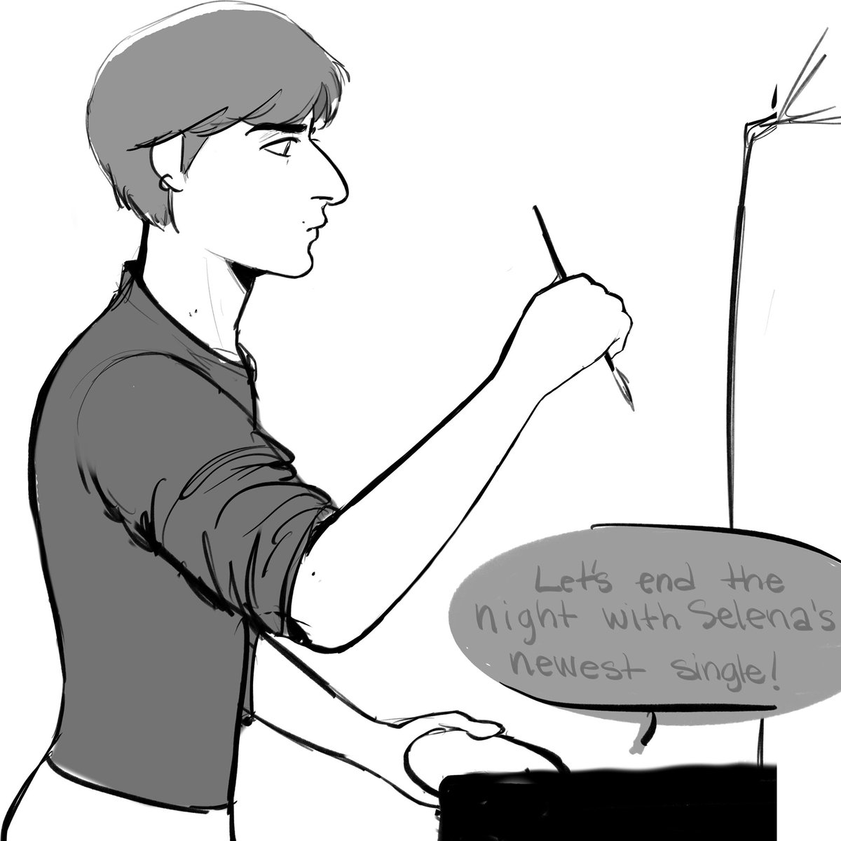 rbndomo's tweet photo. will maldonados version of good luck babe #byler https://t.co/yq4ZiywQY3