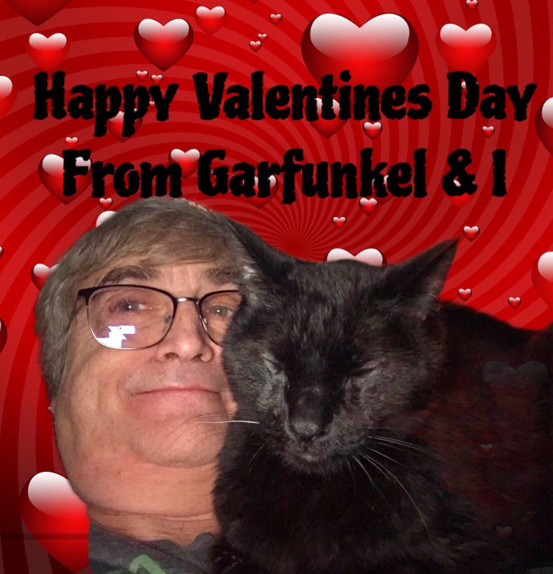 Sorry for the late post, but Garfunkel and I want to wish you all a Wonderful Valentines Day! ❤️❤️💝💝