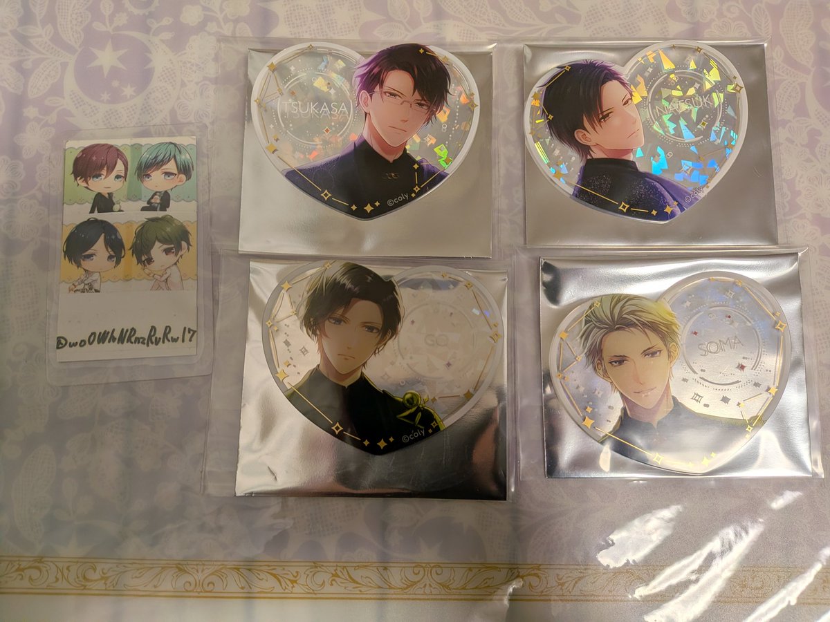 【交換/譲渡】スタマイ ぴくりあ

〇譲
宮瀬・九条・菅野・朝霧

〇求
日向1or600円

本日.21.23　池袋
3/1　有楽町
2-郵送
お気軽にお声がけください