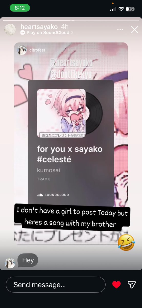 elfactions's tweet image. SAYA NEW SONG WITH KUMOSAI