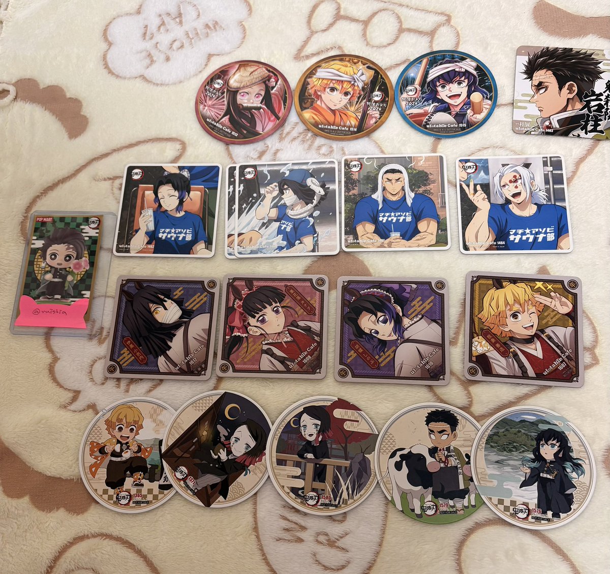 交換 鬼滅の刃 コースター ポストカード ポスカ dining ダイニング 譲