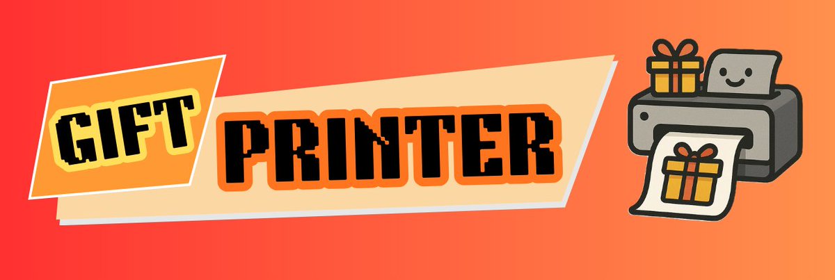 Gift Printer tweet media