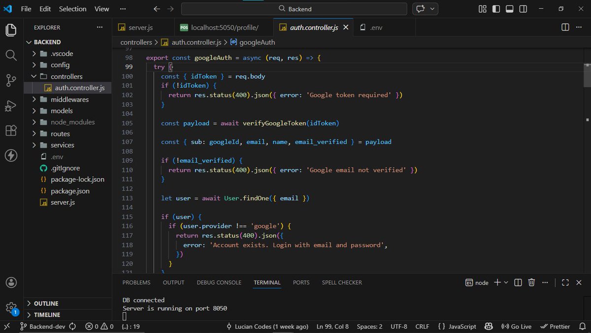 Johnson_hxx's tweet image. I know most won't understand this but trust me it runs.

Ahh

Struggles of a backend developer 🫥🫥🫥

#ProgrammingLife #Backend #TechLife #Connected