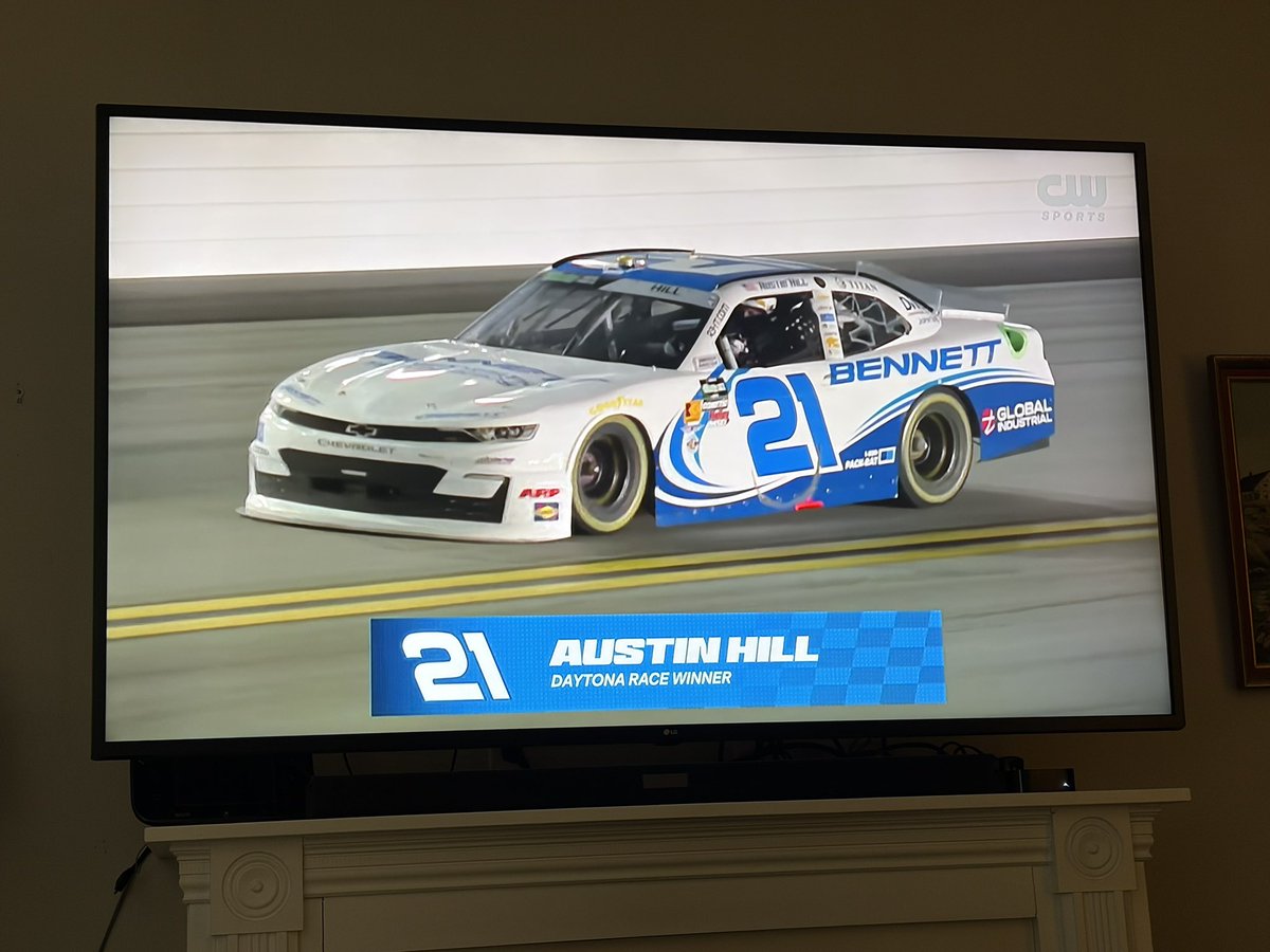 Boom!!! <a href="/_AustinHill/">Austin Hill</a> and <a href="/RCRracing/">RCR</a> with the W!! Hell yeah! That’s how you start the season off! 🏁