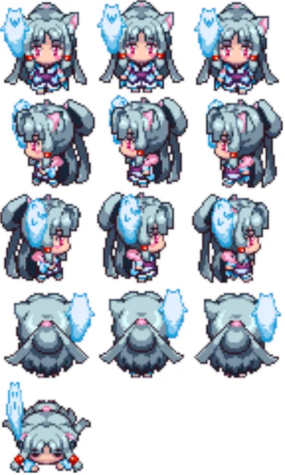 東北3姉妹を使ってゲーム作ってくださいね(ノ≧ڡ≦)ノ #ツクールの日