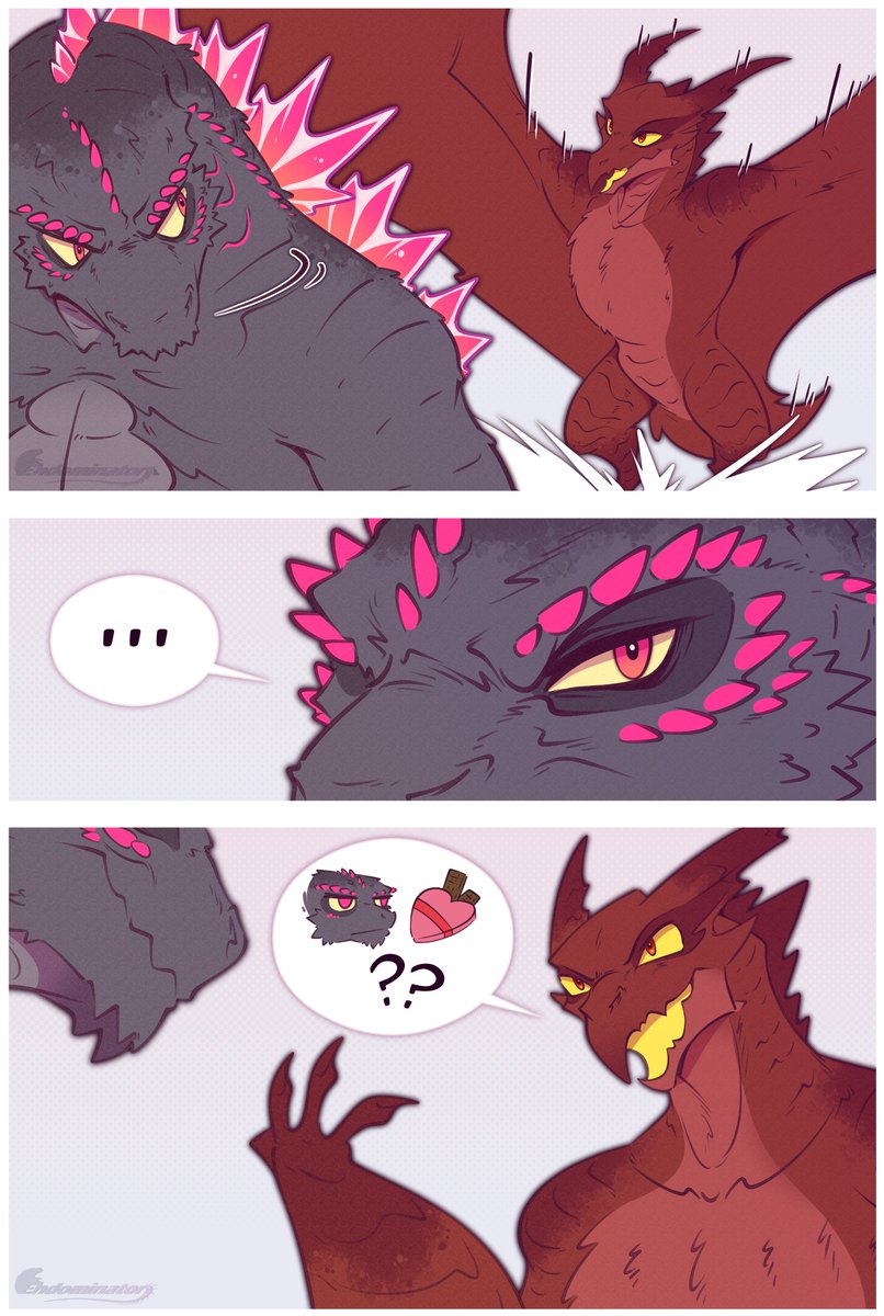 Endominator1's tweet photo. Happy Valentine's Day!  [1/2]

#Godzilla #Rodan #ゴジラ #Rodzilla #monsterverse #ValentinesDay https://t.co/AkcoWeQPug
