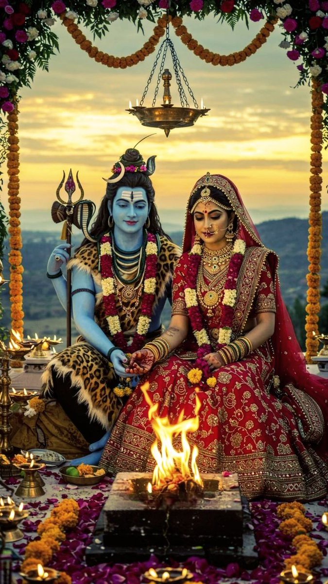 शिव-पार्वती का पवित्र मिलन,
सृष्टि में प्रेम और शक्ति का संगम।
महाशिवरात्रि की हार्दिक शुभकामनाएँ। 🌺
#Mahashivratri
#HarHarMahadevॐ 🙏🔱